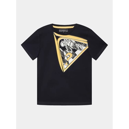 Guess T-Shirt L3BI03 I3Z14 Granatowy Regular Fit ze sklepu MODIVO w kategorii T-shirty chłopięce - zdjęcie 168444804