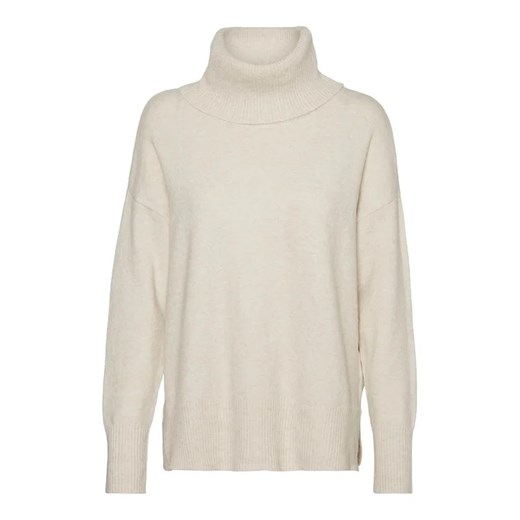 Vero Moda Golf 10231324 Beżowy Regular Fit Vero Moda L promocja MODIVO