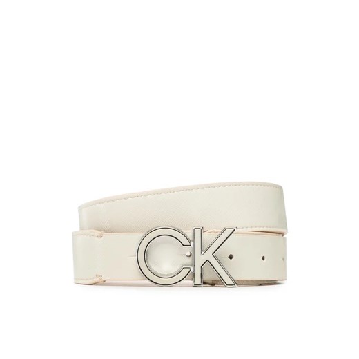 Calvin Klein Pasek Damski Re-Lock Saff Ck 3cm Belt Saff K60K609982 Beżowy Calvin Klein 80 MODIVO