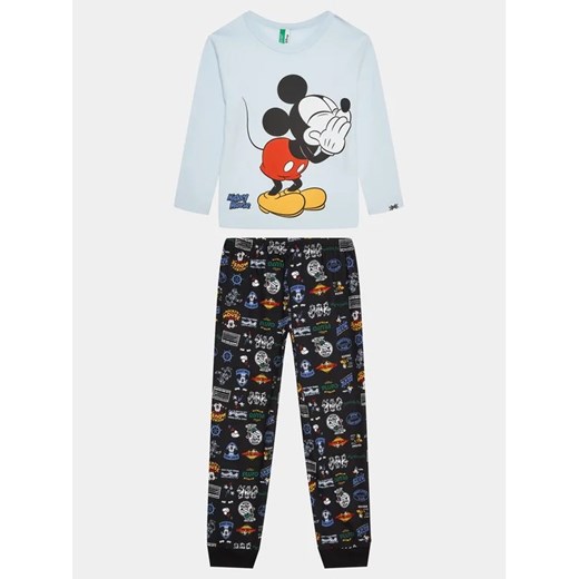United Colors Of Benetton Piżama 3VR50P051 Szary Regular Fit United Colors Of Benetton 122 okazja MODIVO