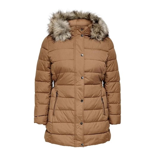 ONLY Carmakoma Kurtka puchowa Luna 15206227 Brązowy Regular Fit 42_44 promocyjna cena MODIVO
