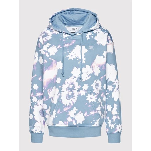 adidas Bluza H20441 Niebieski Relaxed Fit 32 okazja MODIVO