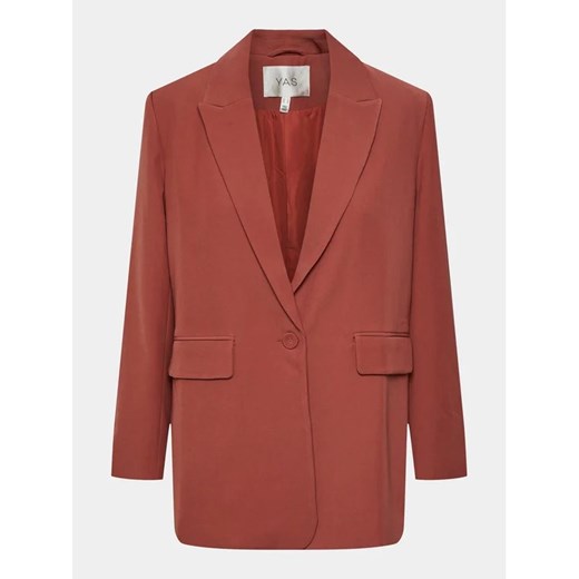 YAS Marynarka 26030762 Brązowy Regular Fit Yas L MODIVO