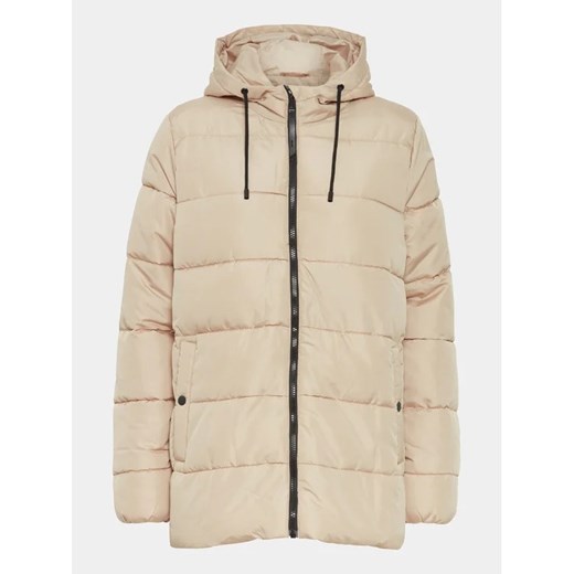 Fransa Kurtka puchowa 20612164 Beżowy Regular Fit M promocyjna cena MODIVO