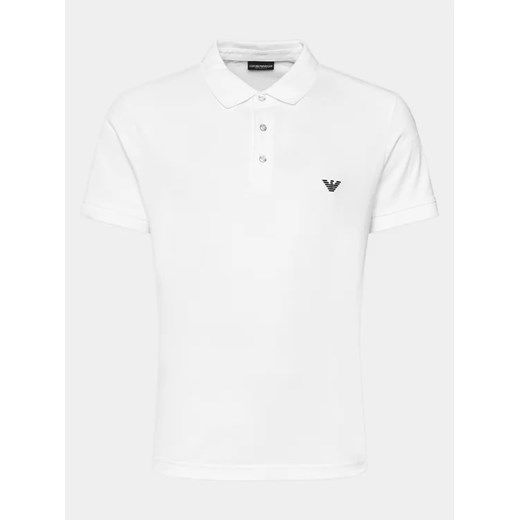 Emporio Armani Polo 211804 4R461 00010 Biały Regular Fit Emporio Armani S MODIVO