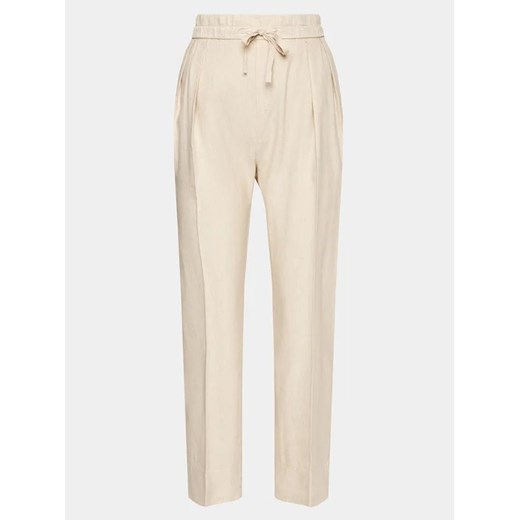 InWear Spodnie materiałowe Kei 30108217 Écru Relaxed Fit Inwear 36 wyprzedaż MODIVO