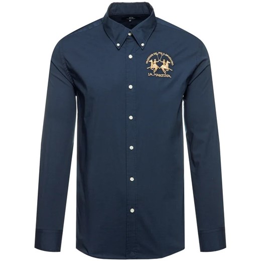 La Martina Koszula Poplin CCMC01 PP003 Granatowy Regular Fit La Martina L MODIVO