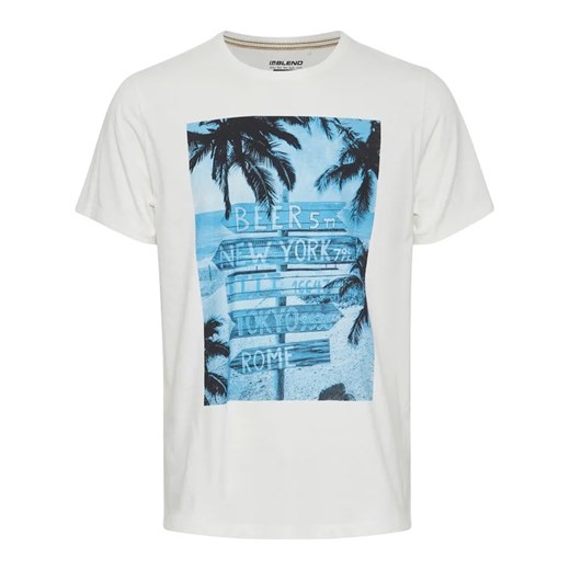 Blend T-Shirt 20715020 Biały Regular Fit ze sklepu MODIVO w kategorii T-shirty męskie - zdjęcie 168448513