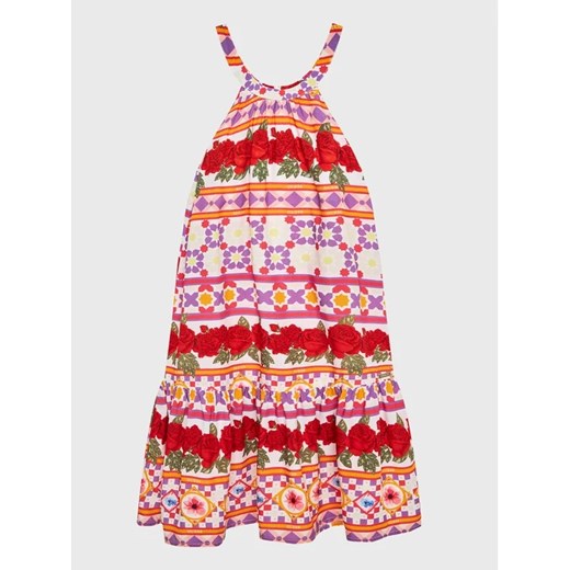 Guess Sukienka letnia J3GK33 WFBN0 Kolorowy Regular Fit ze sklepu MODIVO w kategorii Sukienki dziewczęce - zdjęcie 168448680
