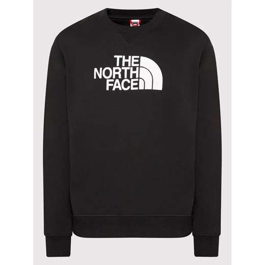 The North Face Bluza Drew Peak Crew NF0A4SVR Czarny Regular Fit The North Face M okazyjna cena MODIVO