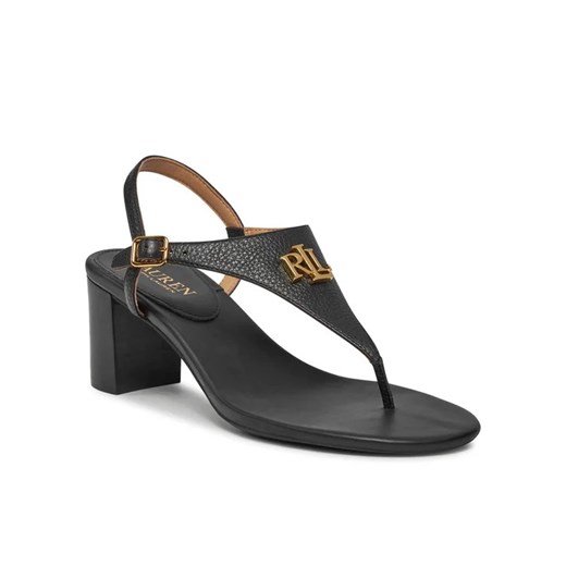 Lauren Ralph Lauren Sandały 802940575001 Czarny 39 MODIVO
