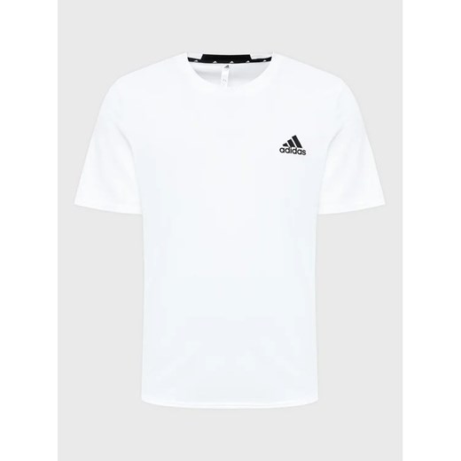 adidas Koszulka techniczna Aeroready Designed For Movement HF7215 Biały Regular XL wyprzedaż MODIVO