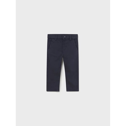 Mayoral Spodnie materiałowe 521 Granatowy Regular Fit ze sklepu MODIVO w kategorii Spodnie i półśpiochy - zdjęcie 168449440