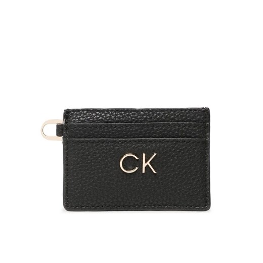 Calvin Klein Etui na karty kredytowe Re-Lock Cardholder K60K610671 Czarny ze sklepu MODIVO w kategorii Etui - zdjęcie 168450263