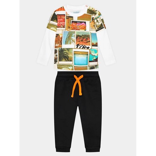 Guess Komplet bluzka i spodnie I3BG05 I3Z13 Kolorowy Regular Fit ze sklepu MODIVO w kategorii Komplety niemowlęce - zdjęcie 168450744