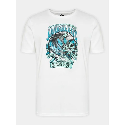 Quiksilver T-Shirt Thelandownunder Tees EQYZT07459 Biały Regular Fit ze sklepu MODIVO w kategorii T-shirty męskie - zdjęcie 168450824