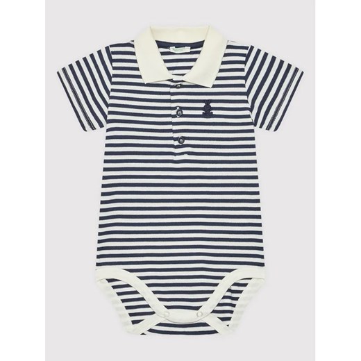 United Colors Of Benetton Body dziecięce 32TDMB113 Granatowy Regular Fit United Colors Of Benetton 50 wyprzedaż MODIVO