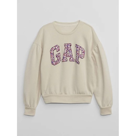 Gap Bluza 773157-02 Écru Regular Fit ze sklepu MODIVO w kategorii Bluzy dziewczęce - zdjęcie 168451051