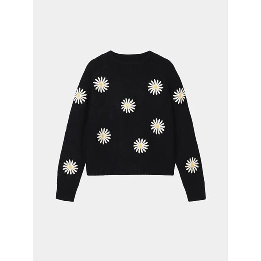 Desigual Sweter 23WGJF01 Czarny Regular Fit Desigual 3_4Y MODIVO