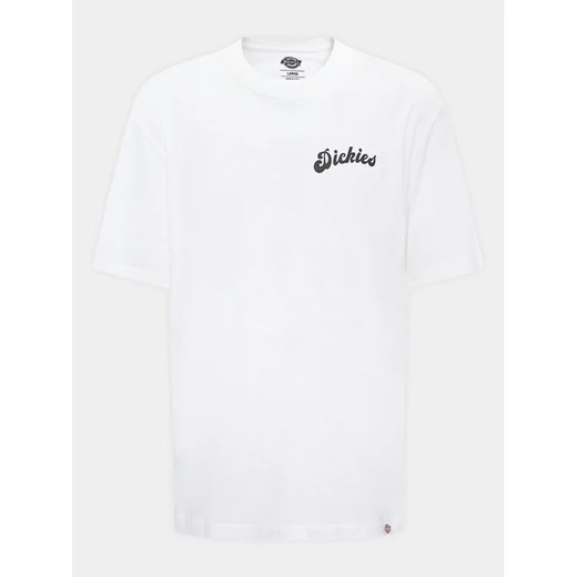 Dickies T-Shirt Grainfield DK0A4YJY Biały Regular Fit ze sklepu MODIVO w kategorii T-shirty męskie - zdjęcie 168451363