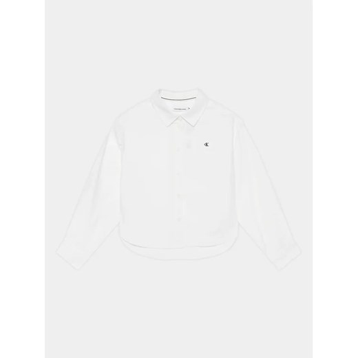 Calvin Klein Jeans Koszula IG0IG02331 Biały Oversize 12Y MODIVO
