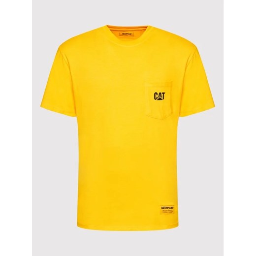 CATerpillar T-Shirt 2511868 Żółty Regular Fit Caterpillar M okazja MODIVO