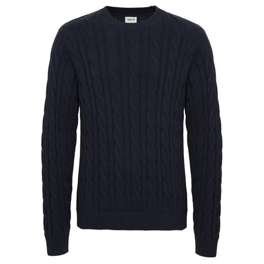Solid Sweter 21107899 Granatowy Regular Fit Solid L wyprzedaż MODIVO