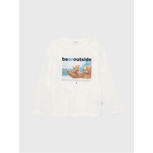 Tom Tailor Bluzka 1034815 Écru Regular Fit ze sklepu MODIVO w kategorii T-shirty chłopięce - zdjęcie 168453120