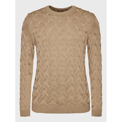 Stenströms Sweter 420151 1885 Beżowy Regular Fit Stenströms L MODIVO