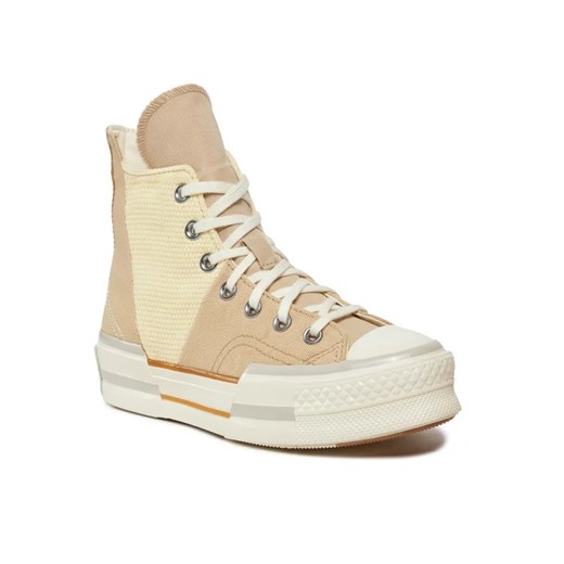 Converse Trampki Chuck 70 Plus Colorblock A03498C Beżowy Converse 39_5 MODIVO