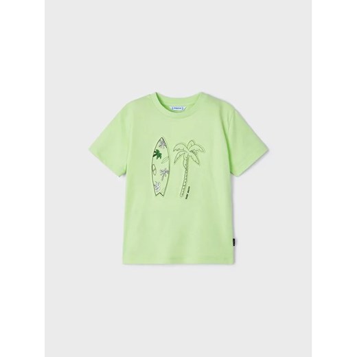Mayoral T-Shirt 3019 Zielony Regular Fit Mayoral 5Y wyprzedaż MODIVO
