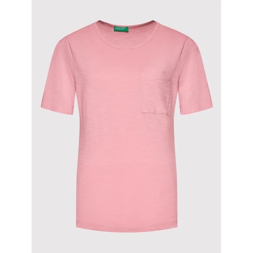 United Colors Of Benetton T-Shirt 3BVXE18A0 Różowy Relaxed Fit United Colors Of Benetton XS okazja MODIVO