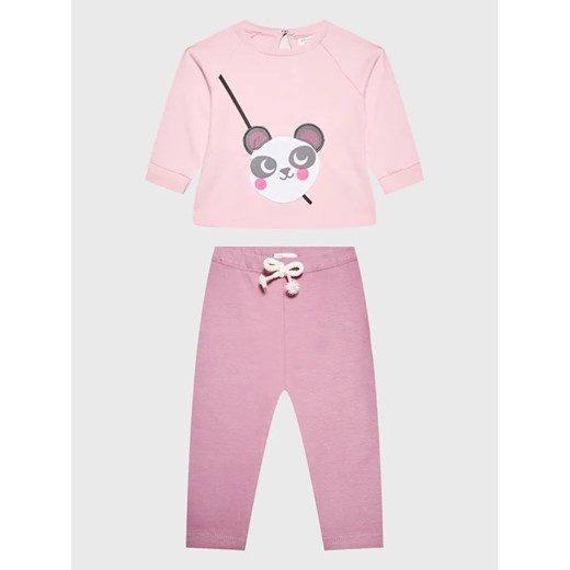 Zippy Komplet bluzka i legginsy 228-8905ZT Różowy Regular Fit ze sklepu MODIVO w kategorii Komplety dziewczęce - zdjęcie 168454421