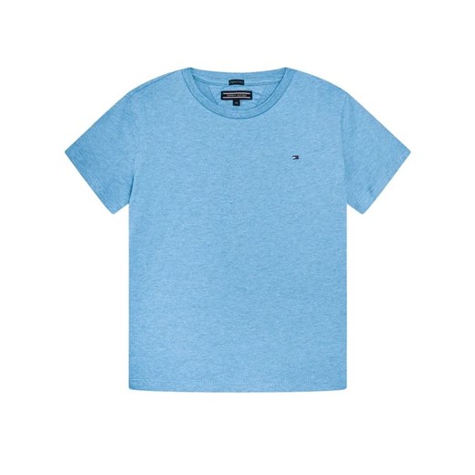 Tommy Hilfiger T-Shirt KB0KB04140 S Niebieski Regular Fit ze sklepu MODIVO w kategorii Bluzki dziewczęce - zdjęcie 168454471