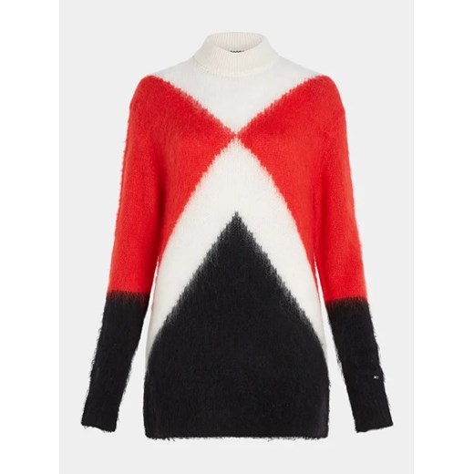 Tommy Hilfiger Sweter WW0WW39909 Kolorowy Relaxed Fit Tommy Hilfiger XXL MODIVO