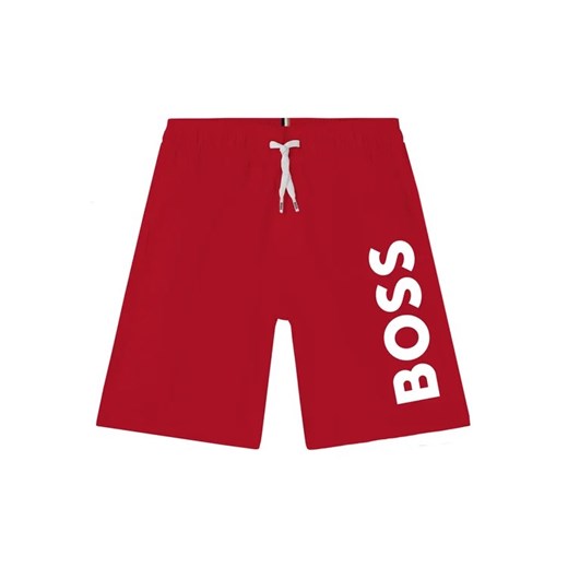 Boss Szorty kąpielowe J24846 S Czerwony Regular Fit ze sklepu MODIVO w kategorii Kąpielówki chłopięce - zdjęcie 168455330