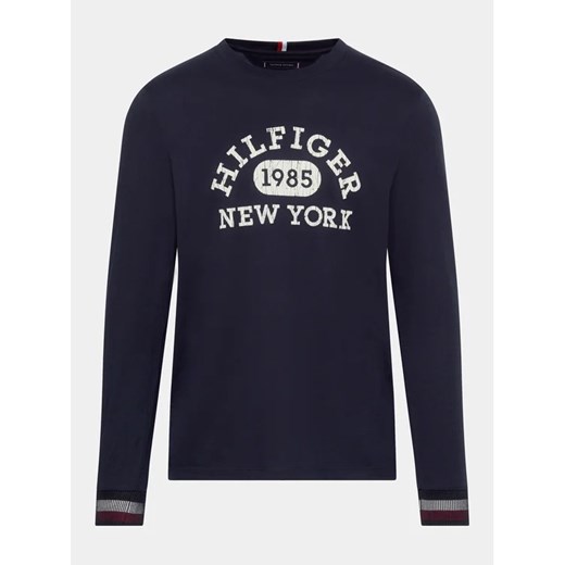 Tommy Hilfiger Longsleeve Collegiate MW0MW32591 Granatowy Regular Fit Tommy Hilfiger S okazyjna cena MODIVO