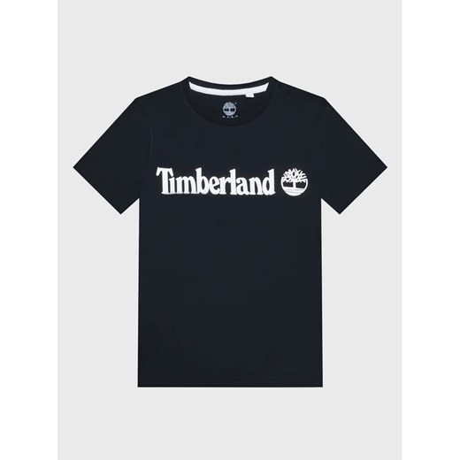 Timberland T-Shirt T25T77 S Czarny Regular Fit Timberland 12Y promocyjna cena MODIVO