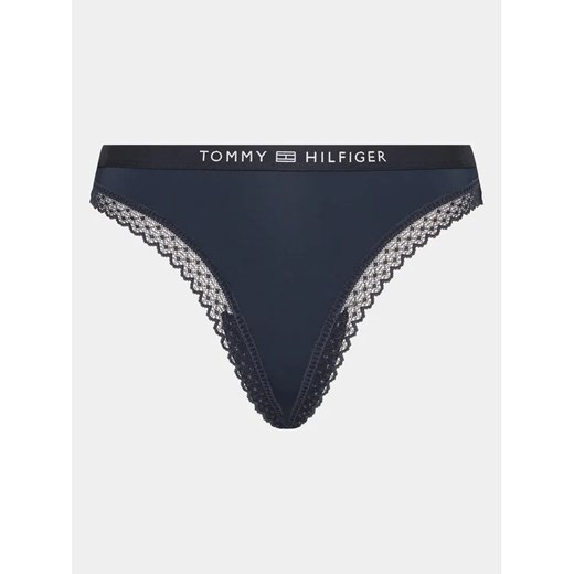 Tommy Hilfiger Stringi UW0UW04184 Granatowy Tommy Hilfiger XS MODIVO