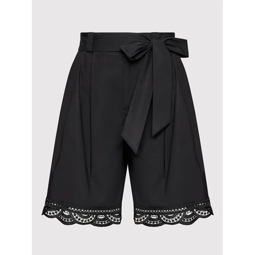 TWINSET Szorty materiałowe 221TT2136 Czarny Loose Fit Twinset 38 promocja MODIVO