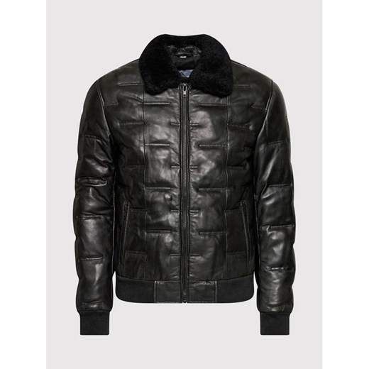 Serge Pariente Kurtka skórzana Taylor Czarny Regular Fit Serge Pariente XXL okazja MODIVO