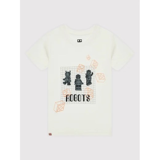 LEGO T-Shirt 12010495 Biały Regular Fit Lego 146 okazyjna cena MODIVO