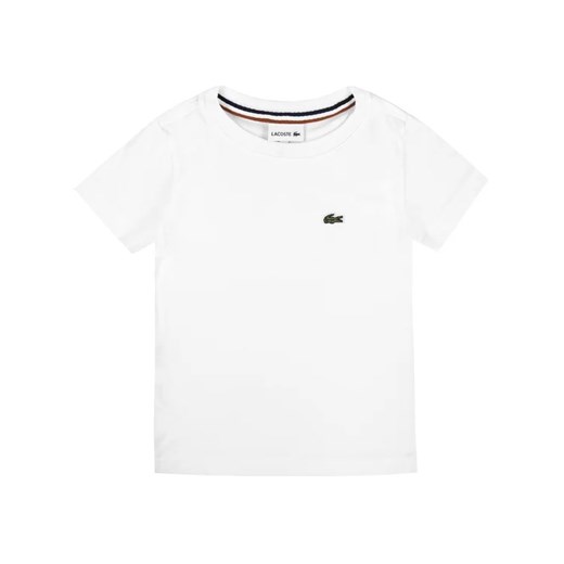 Lacoste T-Shirt TJ1442 Biały Regular Fit Lacoste 6A okazja MODIVO