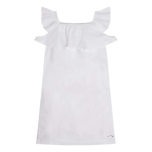 Guess Sukienka letnia J3GK19 WFBB0 Biały Regular Fit ze sklepu MODIVO w kategorii Sukienki dziewczęce - zdjęcie 168459362