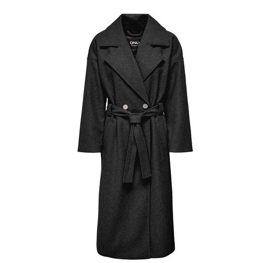 ONLY Płaszcz przejściowy 15292812 Czarny Regular Fit M promocja MODIVO