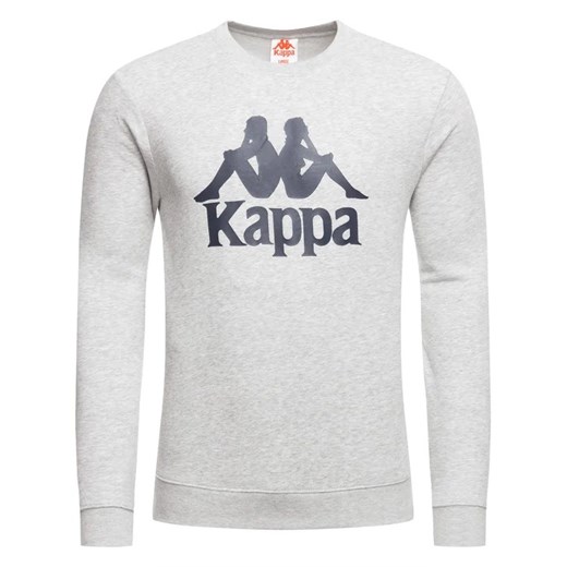 Kappa Bluza 703797 Szary Regular Fit Kappa XXL promocja MODIVO