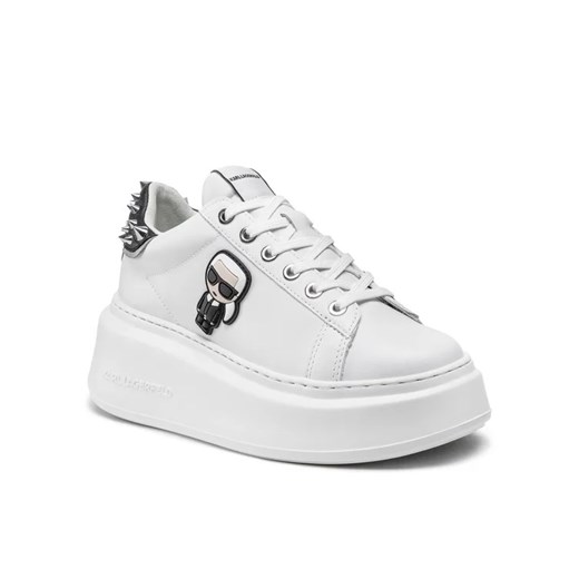 KARL LAGERFELD Sneakersy KL63529 Biały Karl Lagerfeld 40 okazyjna cena MODIVO