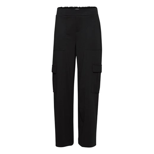 ICHI Spodnie materiałowe 20120199 Czarny Regular Fit ze sklepu MODIVO w kategorii Spodnie damskie - zdjęcie 168461870