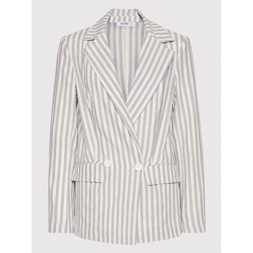 DeeZee Marynarka Natural Shades EMT002 Niebieski Regular Fit XS MODIVO