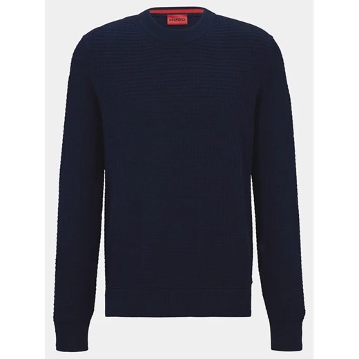 Hugo Sweter Stoppo 50492803 Granatowy Relaxed Fit M MODIVO